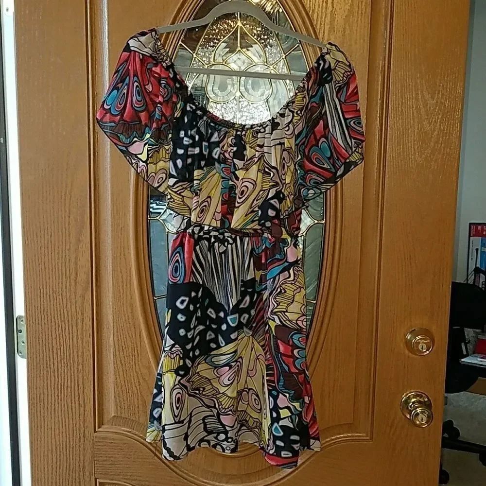 Love Fire off the shoulder dress Sz. S